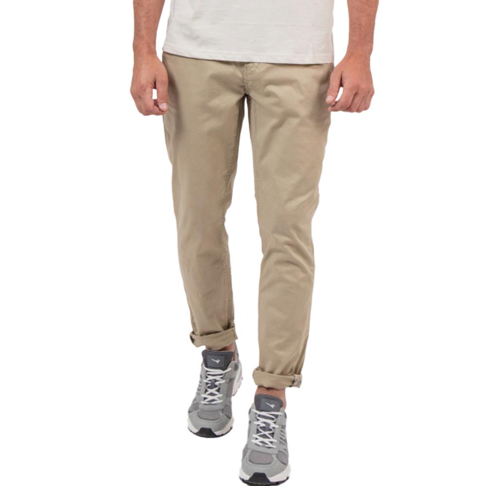 Chino Slim Beige Homme American People pas cher