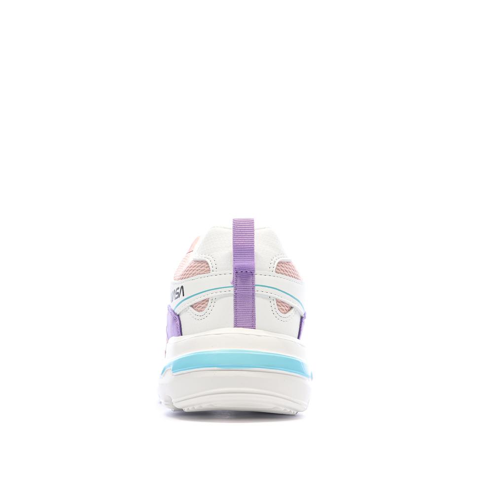 Baskets Blanc/Rose Femme/Fille Nasa Jabalem vue 3
