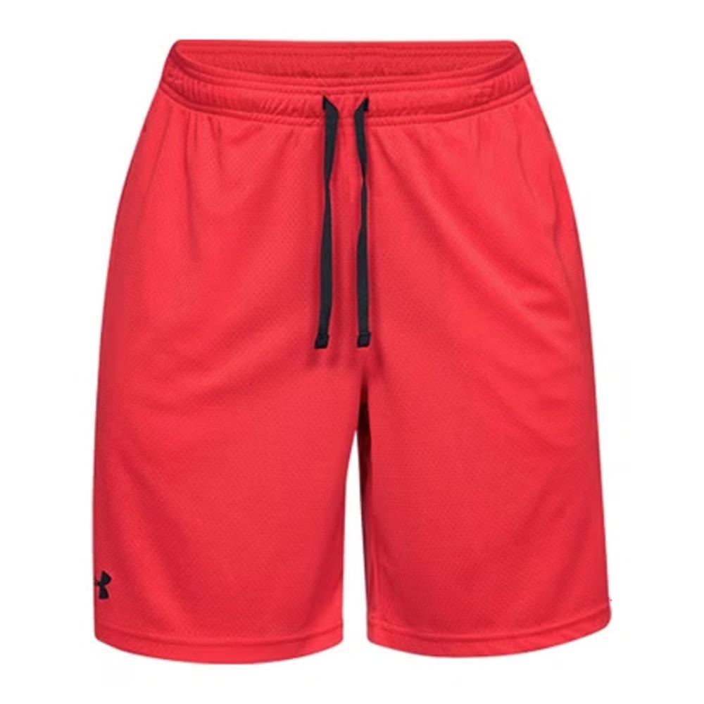 Short Rouge Homme Under Armour Tech Mesh pas cher