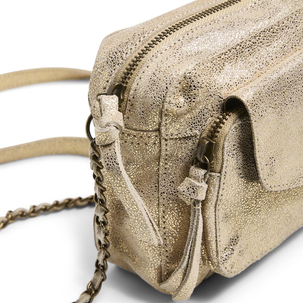 Sac à Bandoulière Gold Femme Pieces Naina vue 3