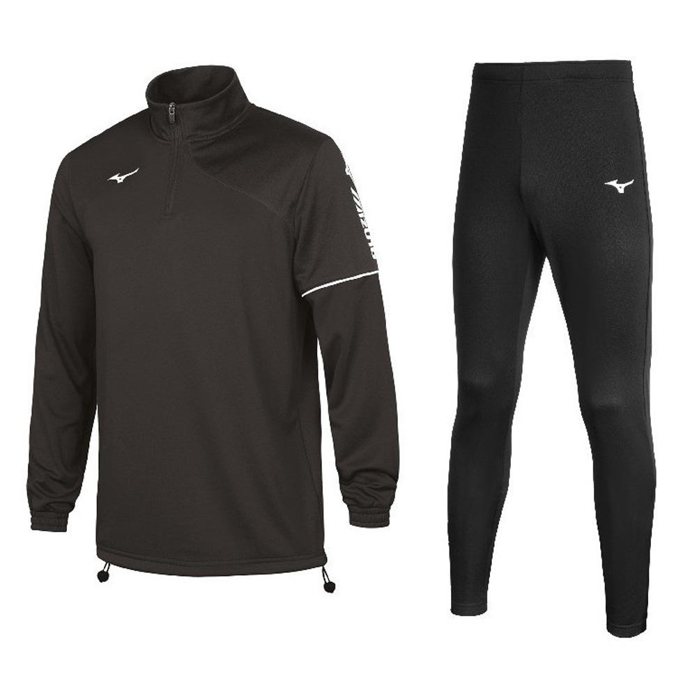 Ensemble de Running Noir Homme Mizuno Sendai pas cher