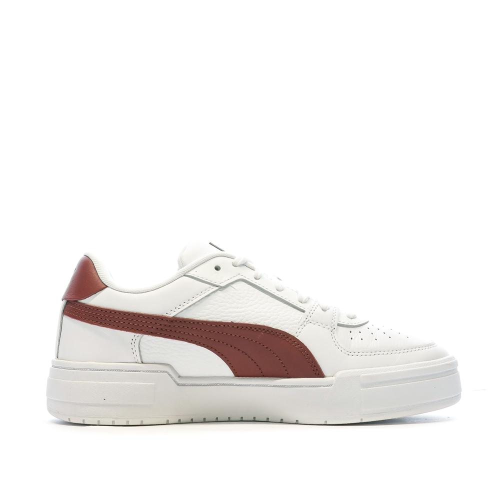 Baskets Blanches/Bordeaux Homme Puma Pro Classic vue 2