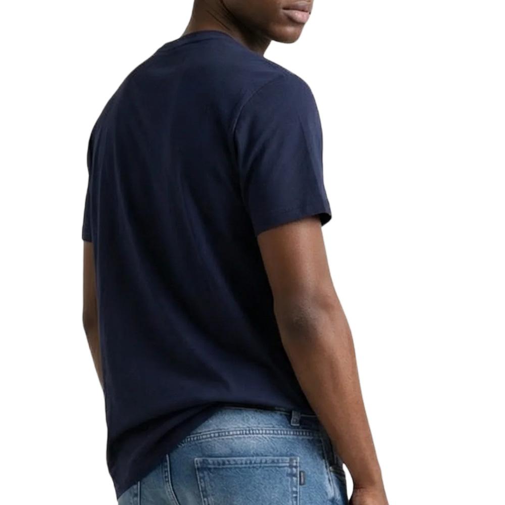 T-shirt Marine Pomme Homme Tommy Hilfiger Tjm Slim Linear vue 2