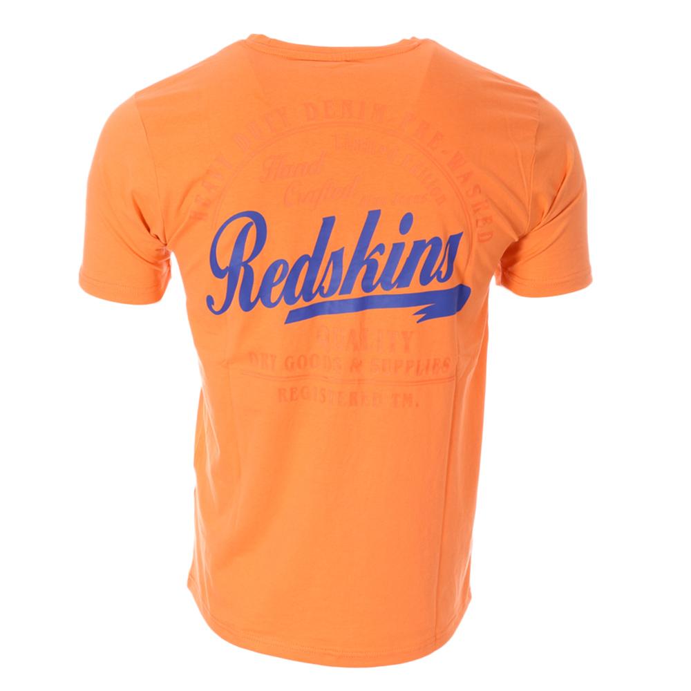 T-Shirt Orange Homme Redskins TS6214 vue 2