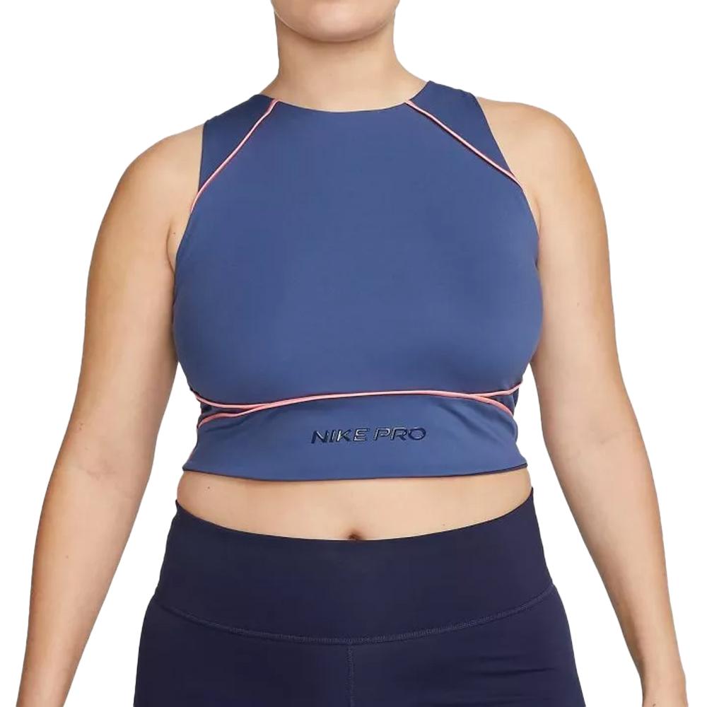 Débardeur Bleu Femme Nike Membership pas cher