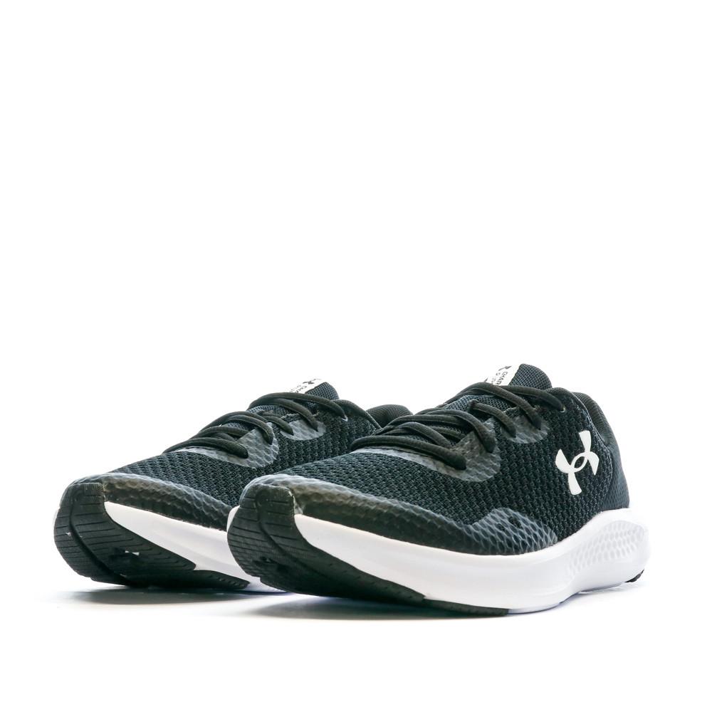 Chaussures de Running Noir/Blanc Femme Under Armour Charged Pursuit 3 vue 6