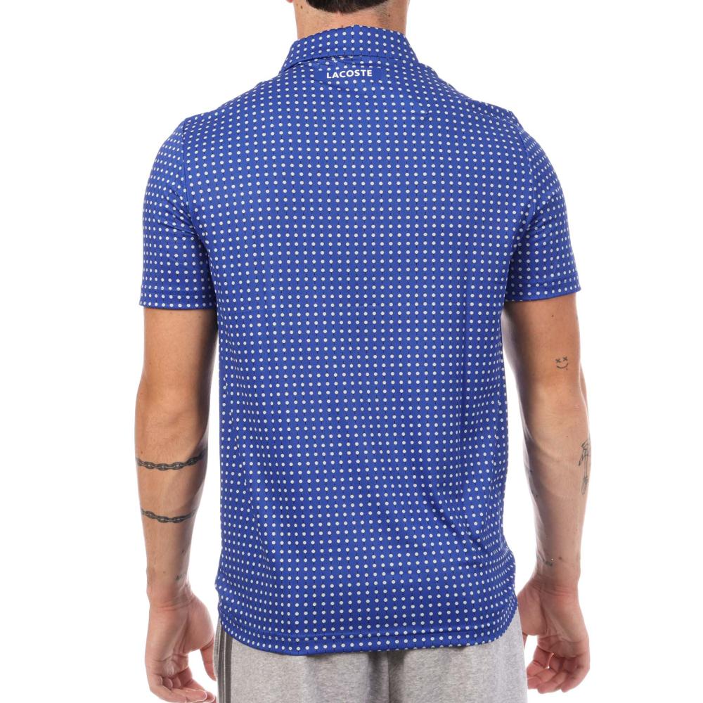 Polo Bleu électrique Homme Lacoste DH5348 vue 2