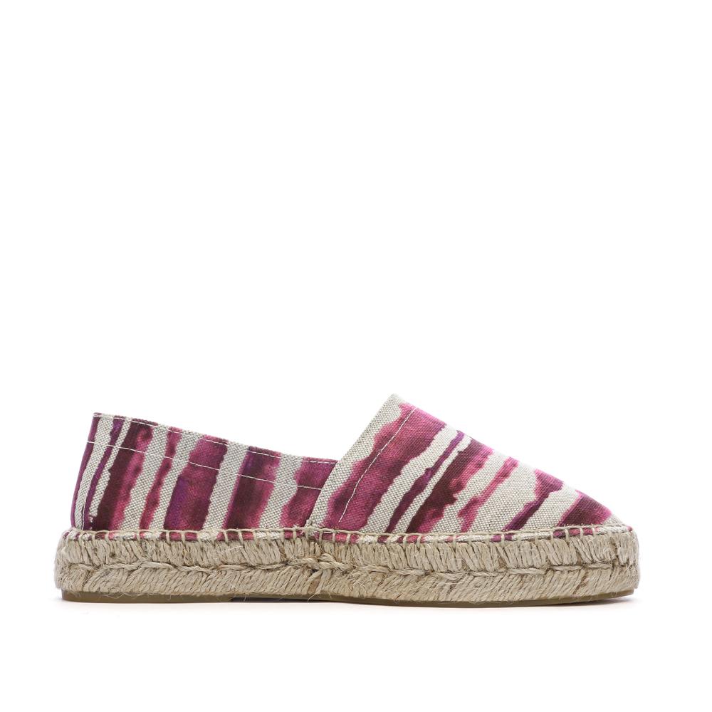 Espadrilles Violet/Beige Femme Pare Gabia Anaia vue 2