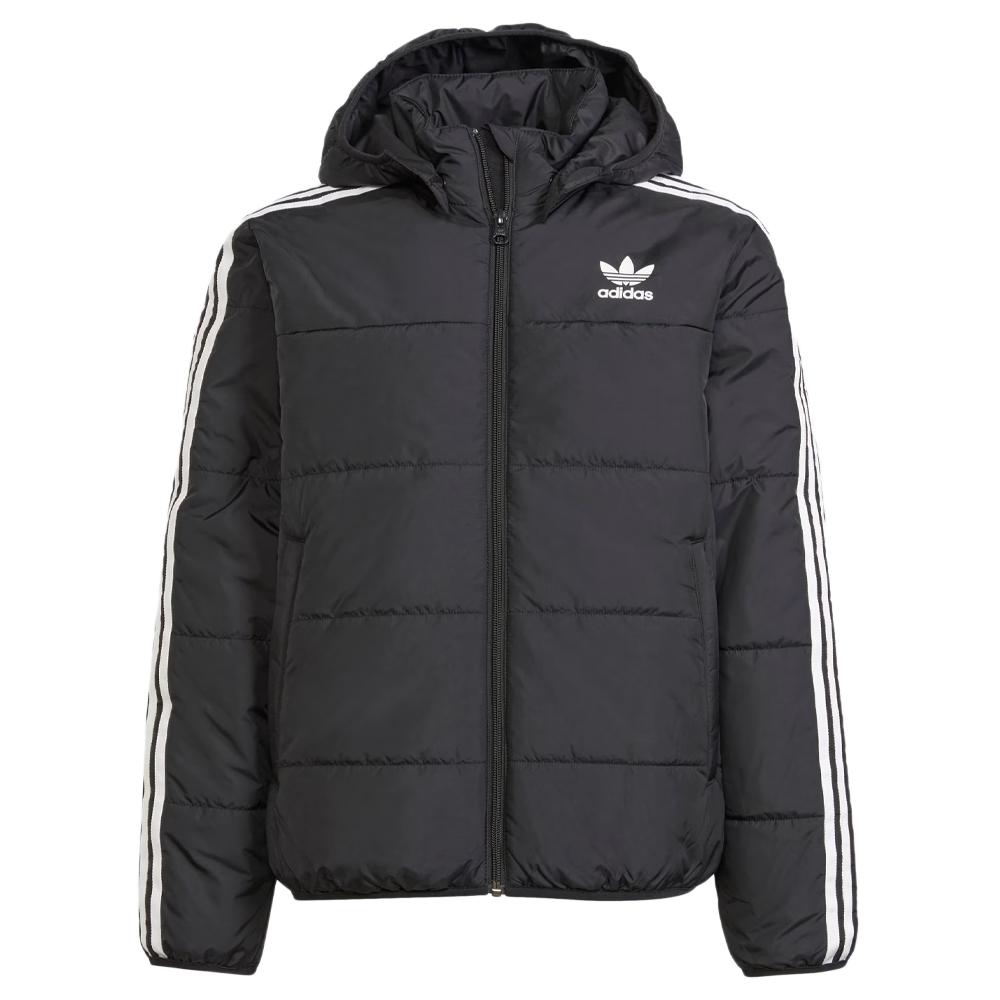 Doudoune Noire/Blanche Garçon Adidas Padded pas cher