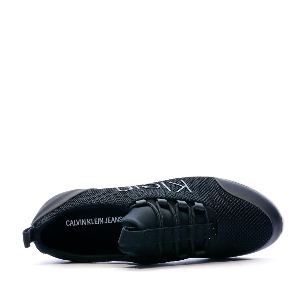 Baskets Noir Homme Calvin Klein Jeans Runner vue 4
