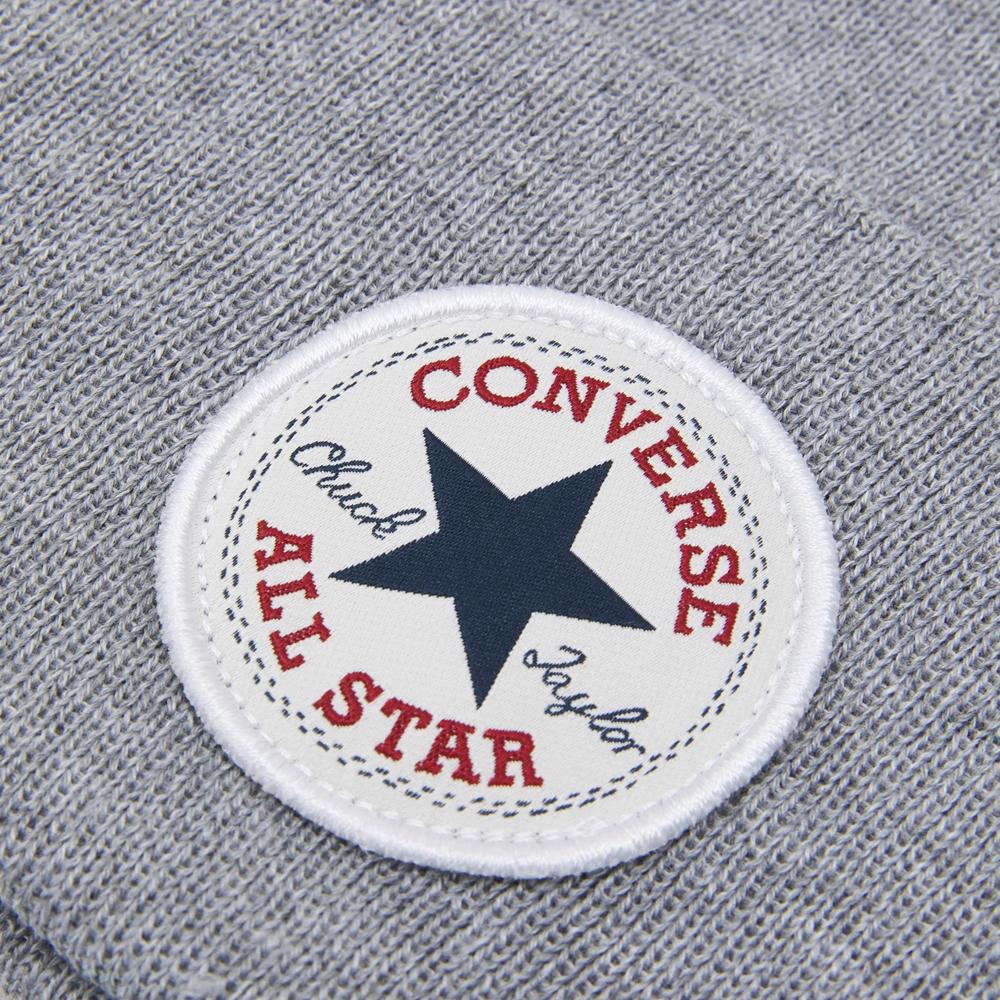 Bonnet Gris Homme Converse Beanie vue 3