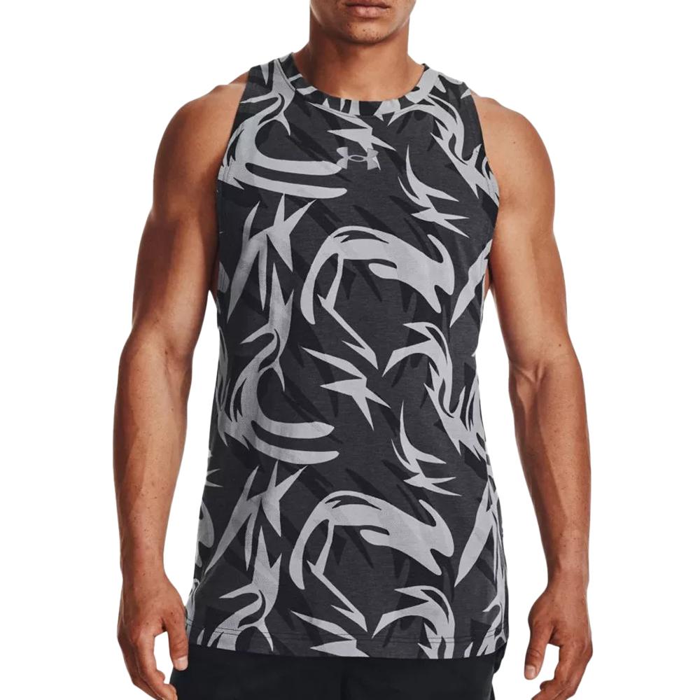 Débardeur Noir/Gris Homme Under Armour Baseline pas cher
