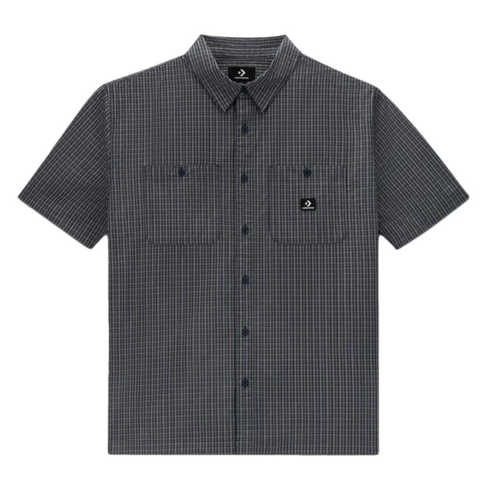 Men's Grey Converse Plaid Shirt affordable