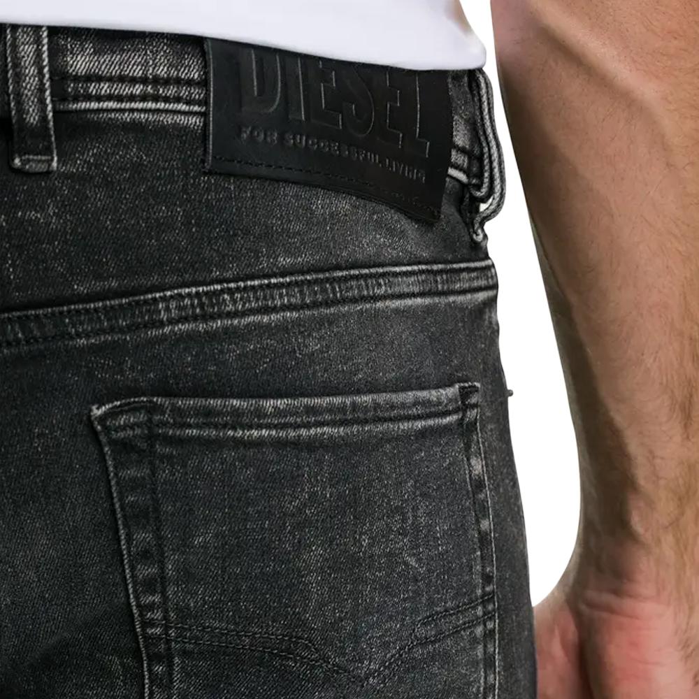 Jean Droit Gris Homme Diesel Sleenker vue 3