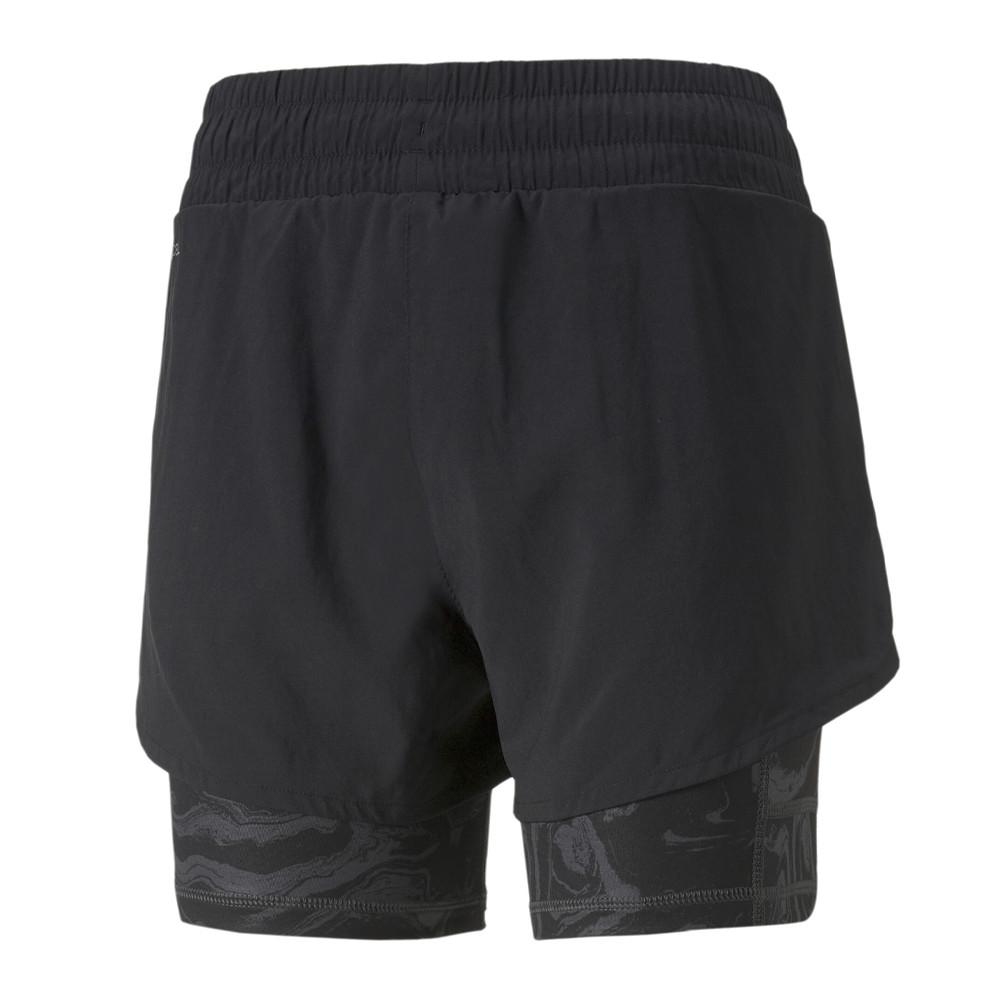 Short de Running Noir Femme PumaRun 2in1 199 pas cher