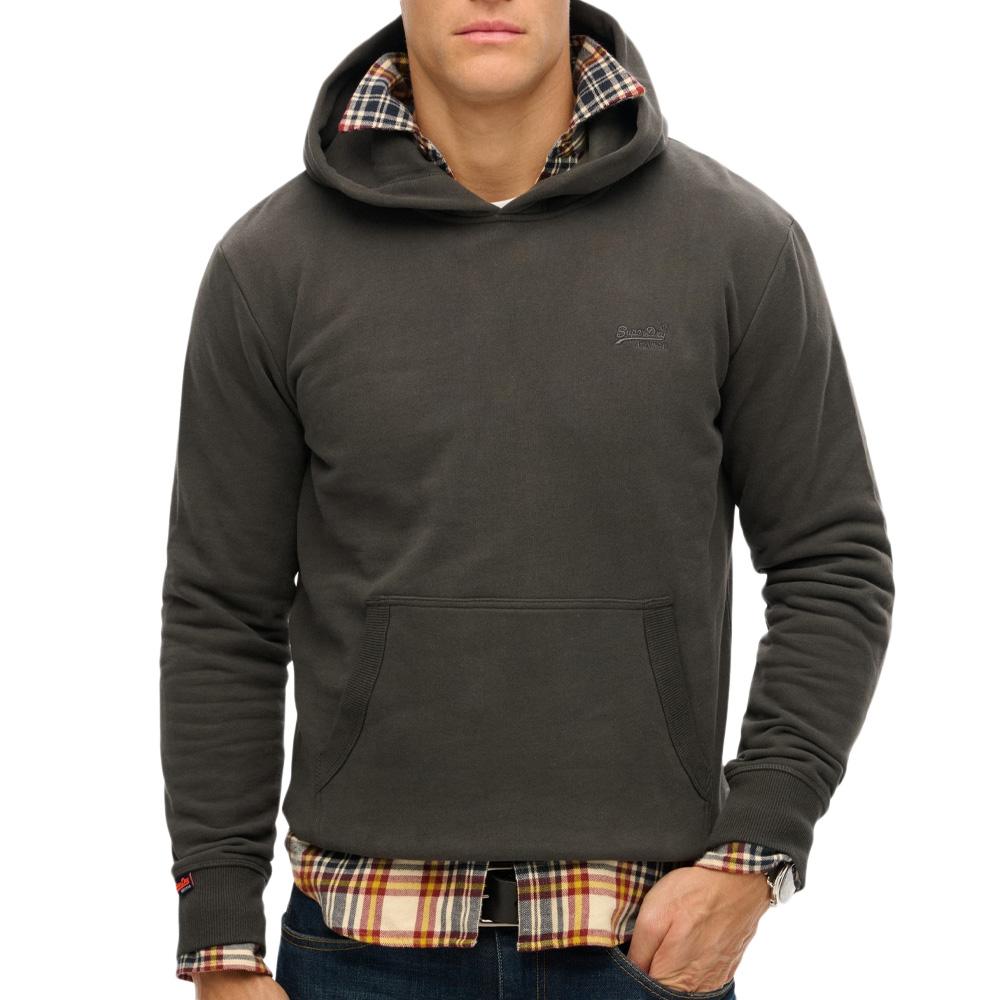 Sweat Noir Homme Superdry Essential pas cher