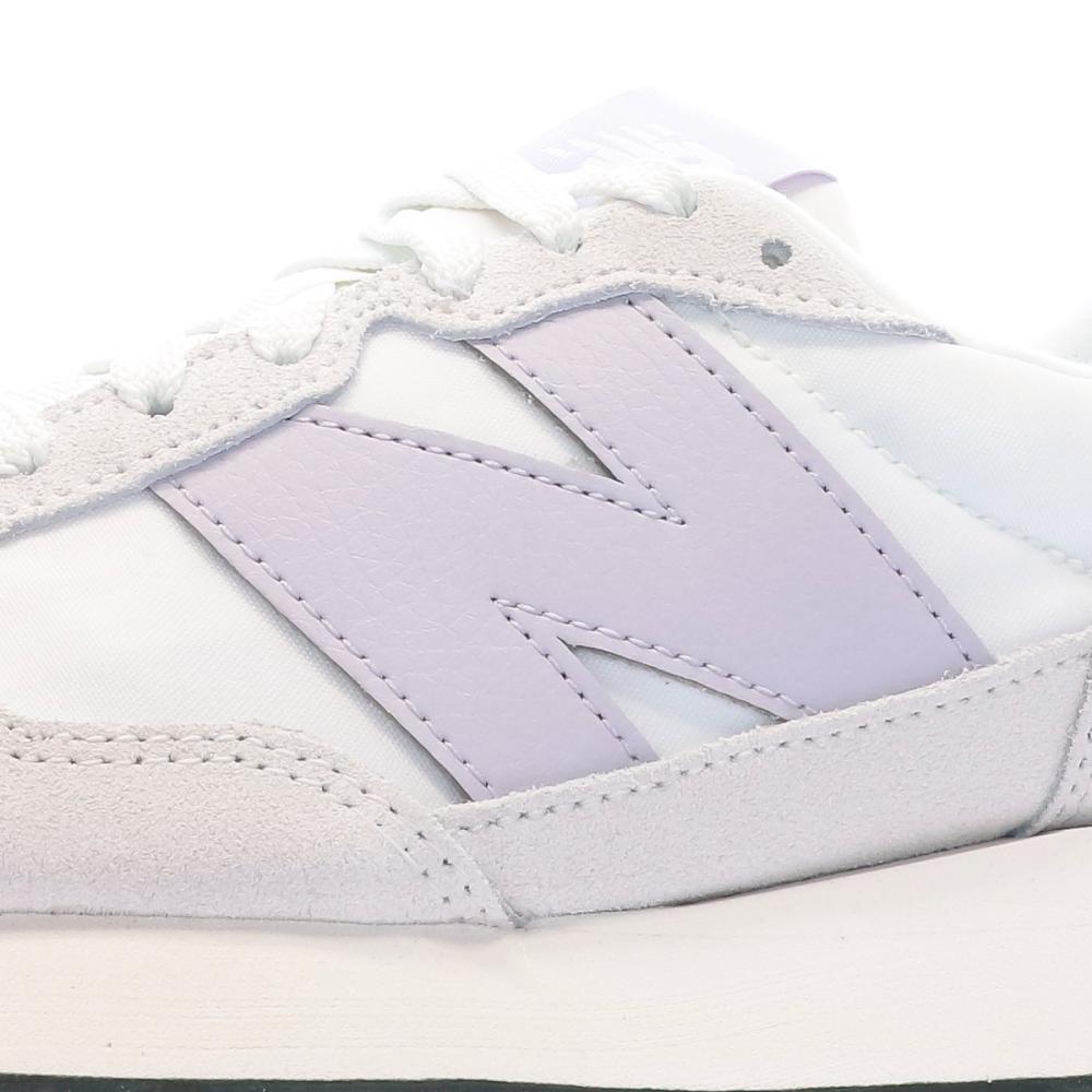 WS237 Baskets Blanche/Violet Femme New Balance vue 7