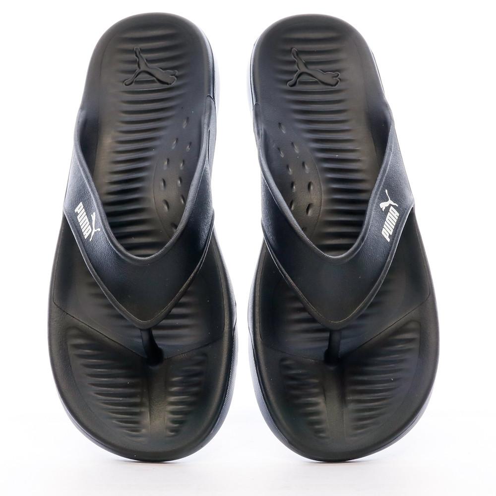 Claquettes Noires Homme Puma Aqua Flip vue 3