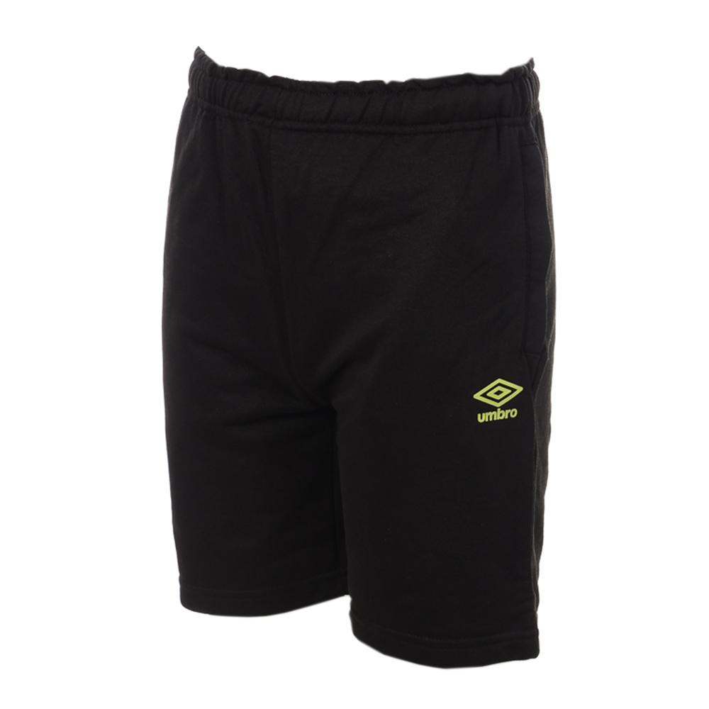 Short Noir/Vert Garçon Umbro Leis pas cher