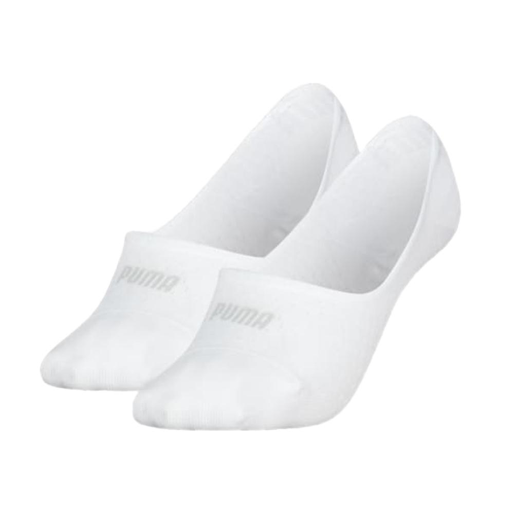 x2 Paires de Chaussettes Blanches Femme Puma Footie01 pas cher