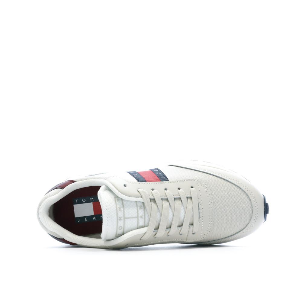Baskets Grises Femme Tommy Jeans Retro Runner vue 4