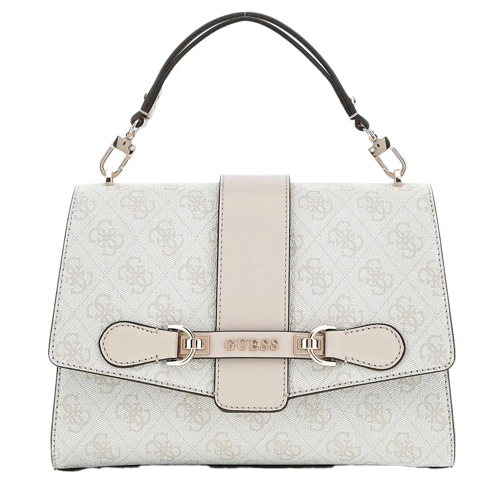 Sac à main Blanc Femme Guess Nolana pas cher