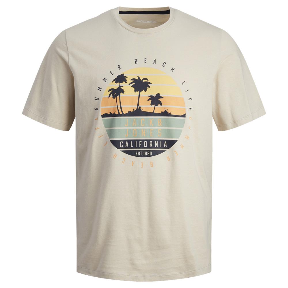 T-shirt Beige Homme Jack & Jones Summer pas cher