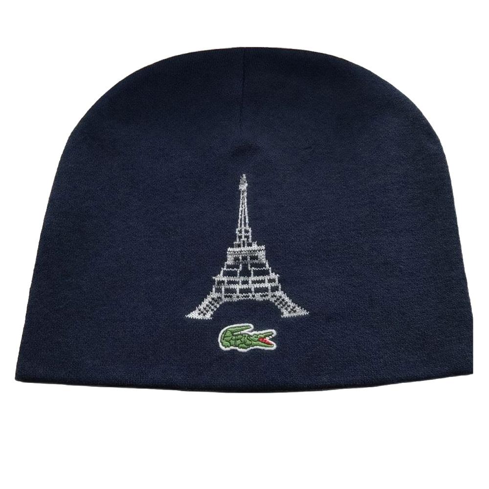 Gorro Lacoste Azul Marino Hombre RB8726 barato
