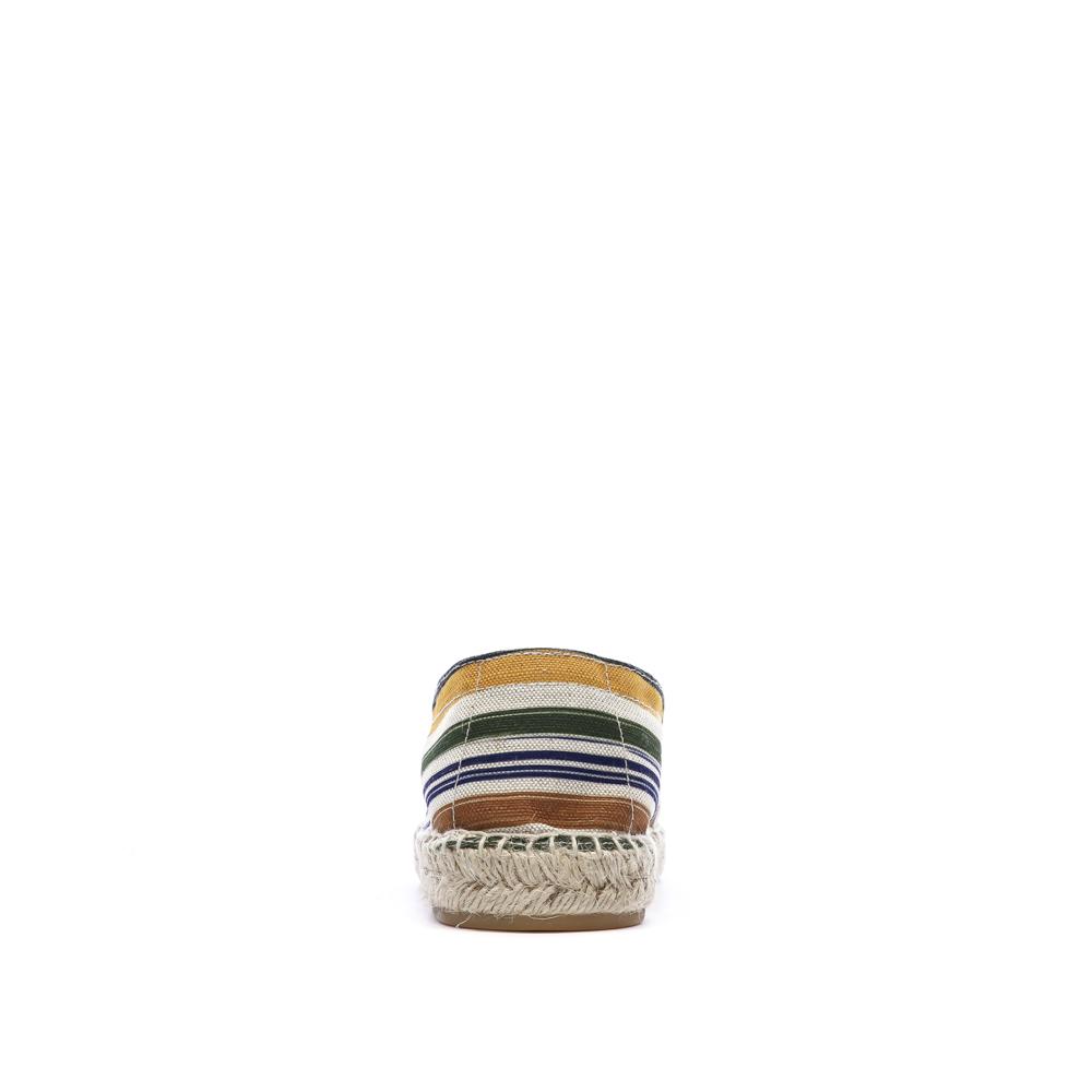 Espadrilles Blanc/Vert/Bleu Homme Pare Gabia Anitz vue 3