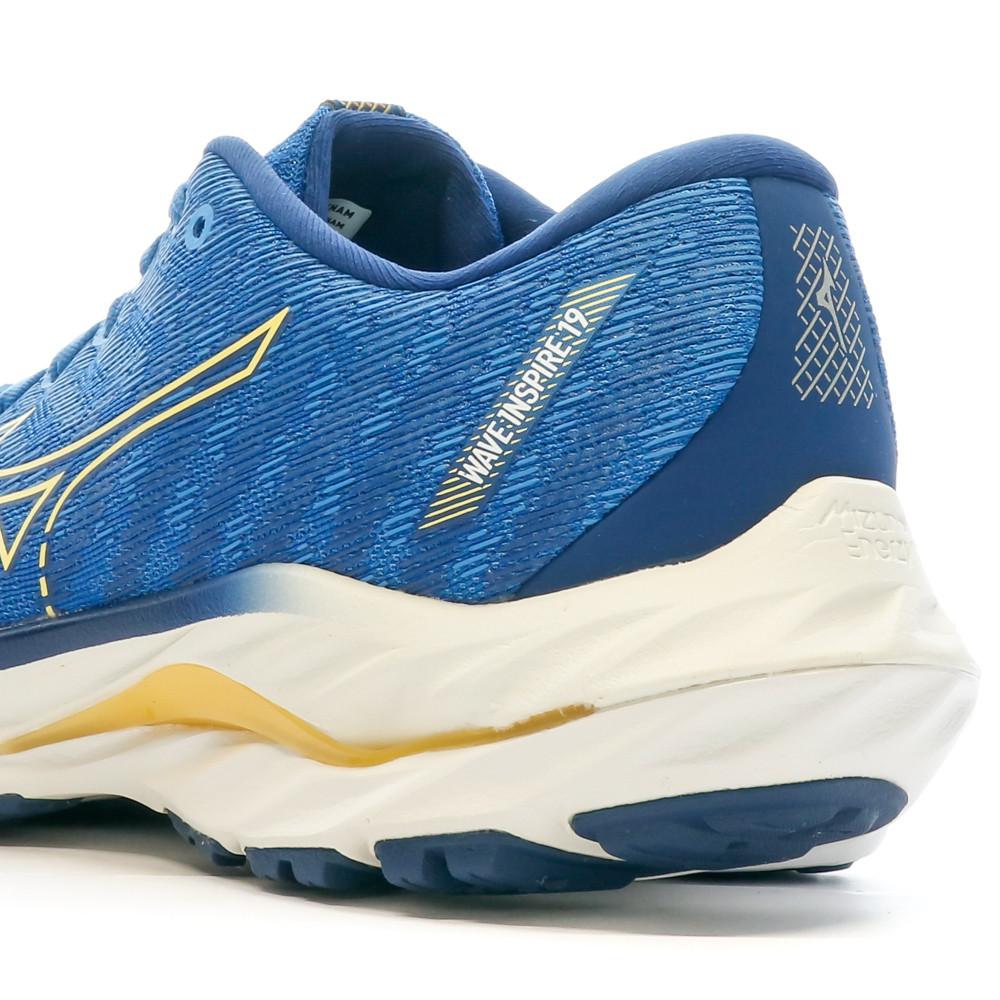 Chaussures de running Bleu Homme Mizuno Wave Inspire 19 vue 7