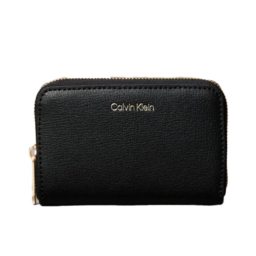 Portefeuille Noir Femme Calvin Klein Jeans Foil pas cher