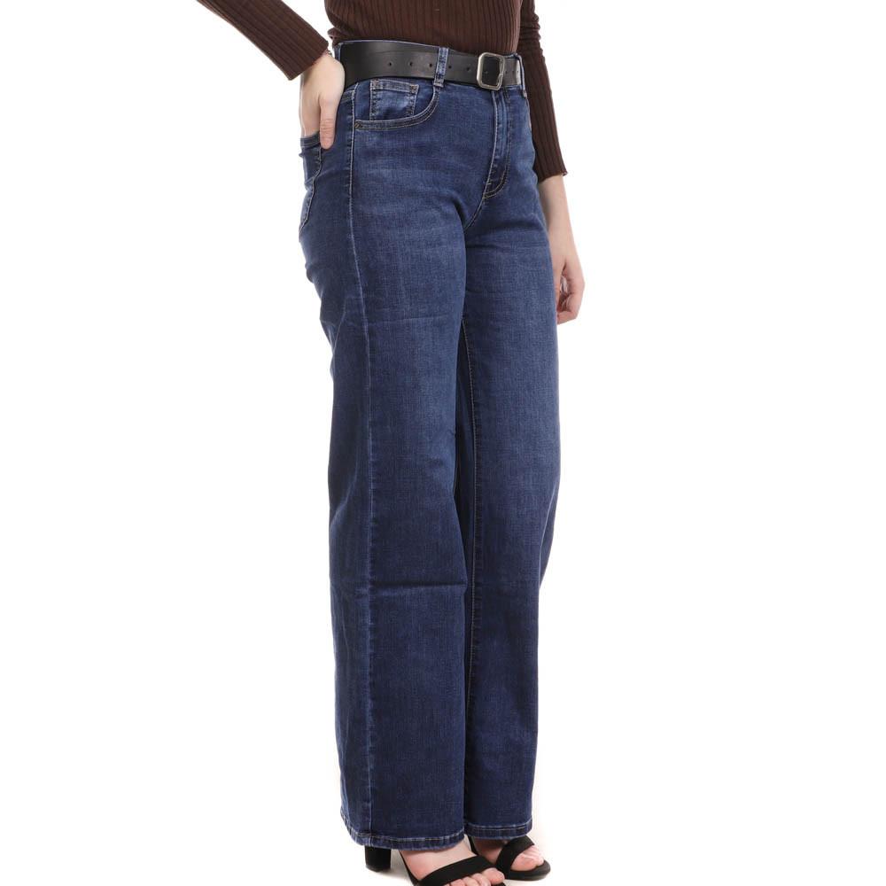 Jean Droit Bleu femme My Tinas128 pas cher