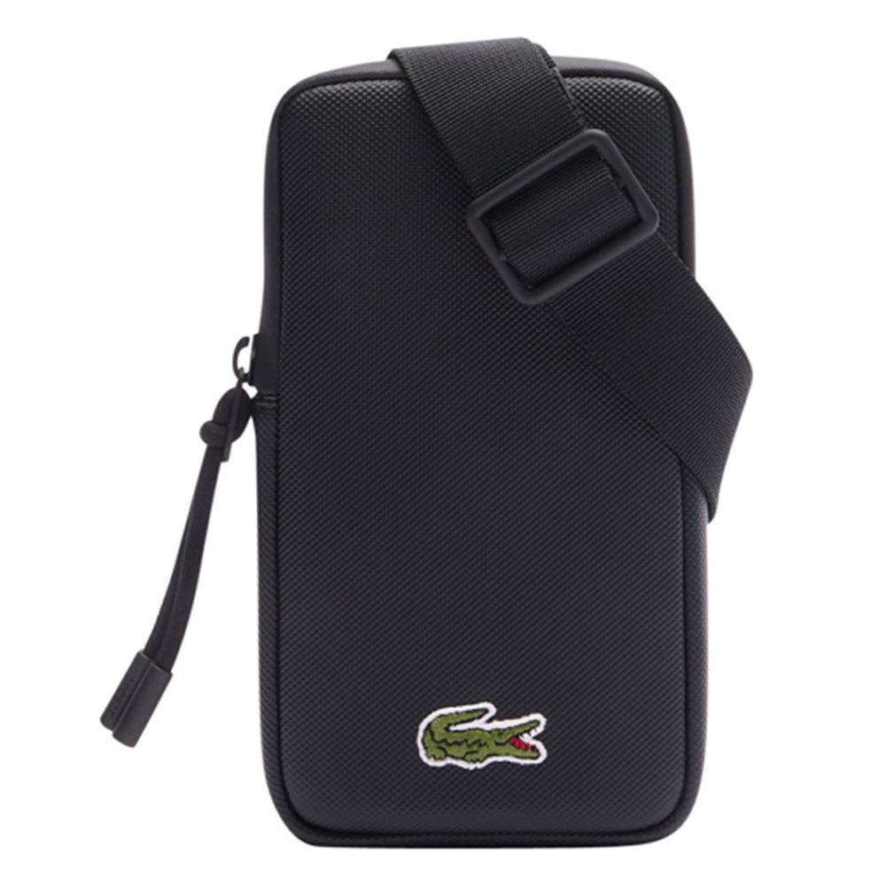Sac à Bandoulière Noir Homme Lacoste inclus pas cher
