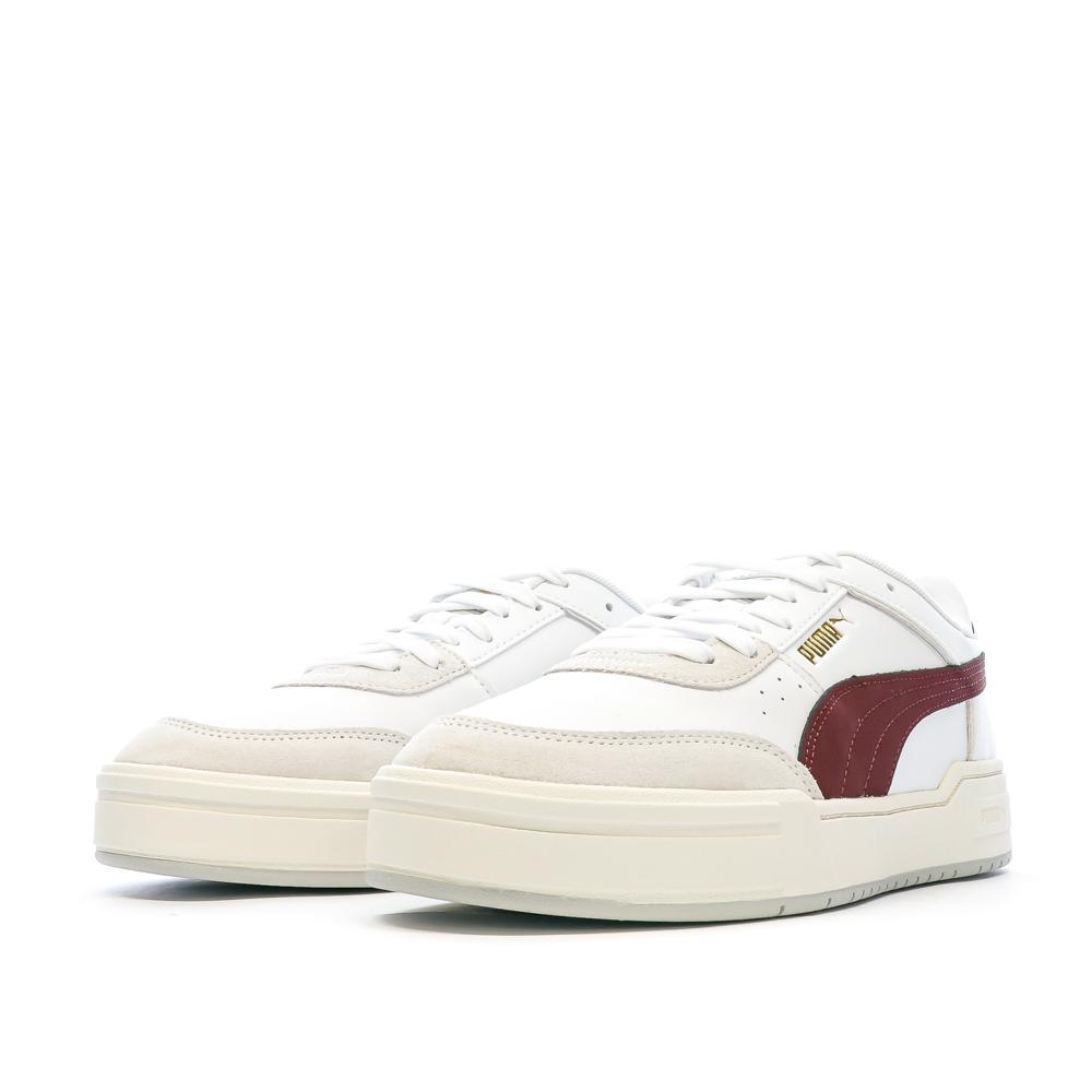 Baskets Blanches/Bordeaux Homme Puma Pro Sport Mix vue 6