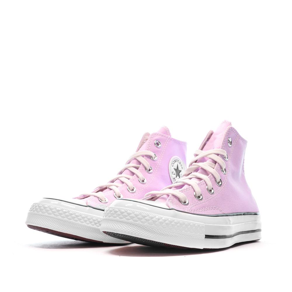 Baskets Mauve Mixte Converse Chuck 70 vue 6