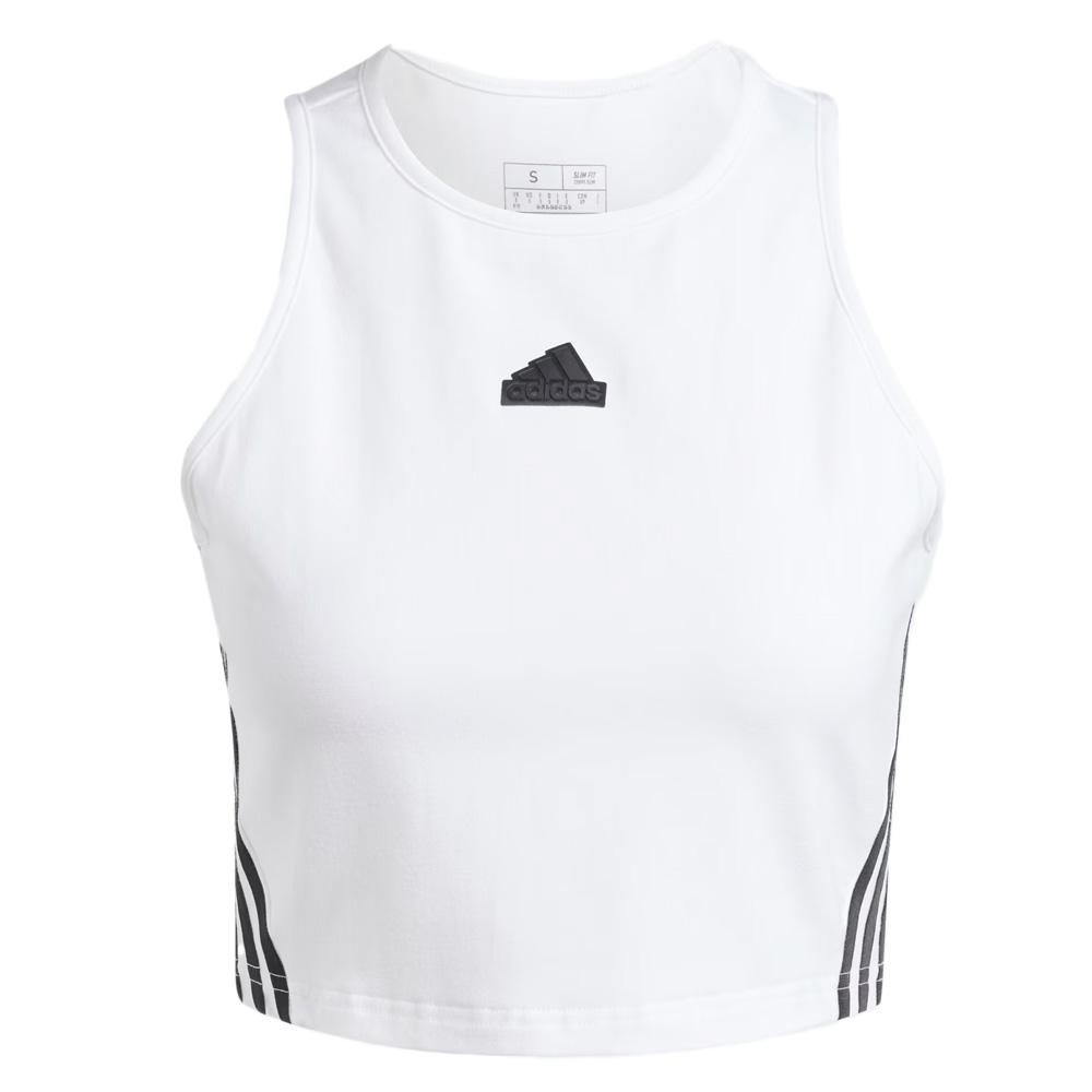 Débardeur Blanc Femme Adidas IW5201 vue 2