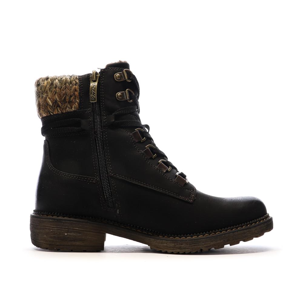 Boots Noires Femme RELIFE Gracita vue 2