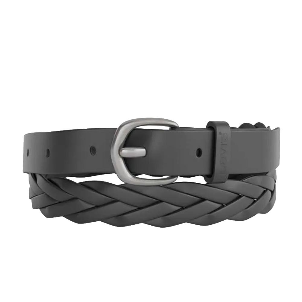 Ceinture Cuir Noir Femme Levi's Braid pas cher