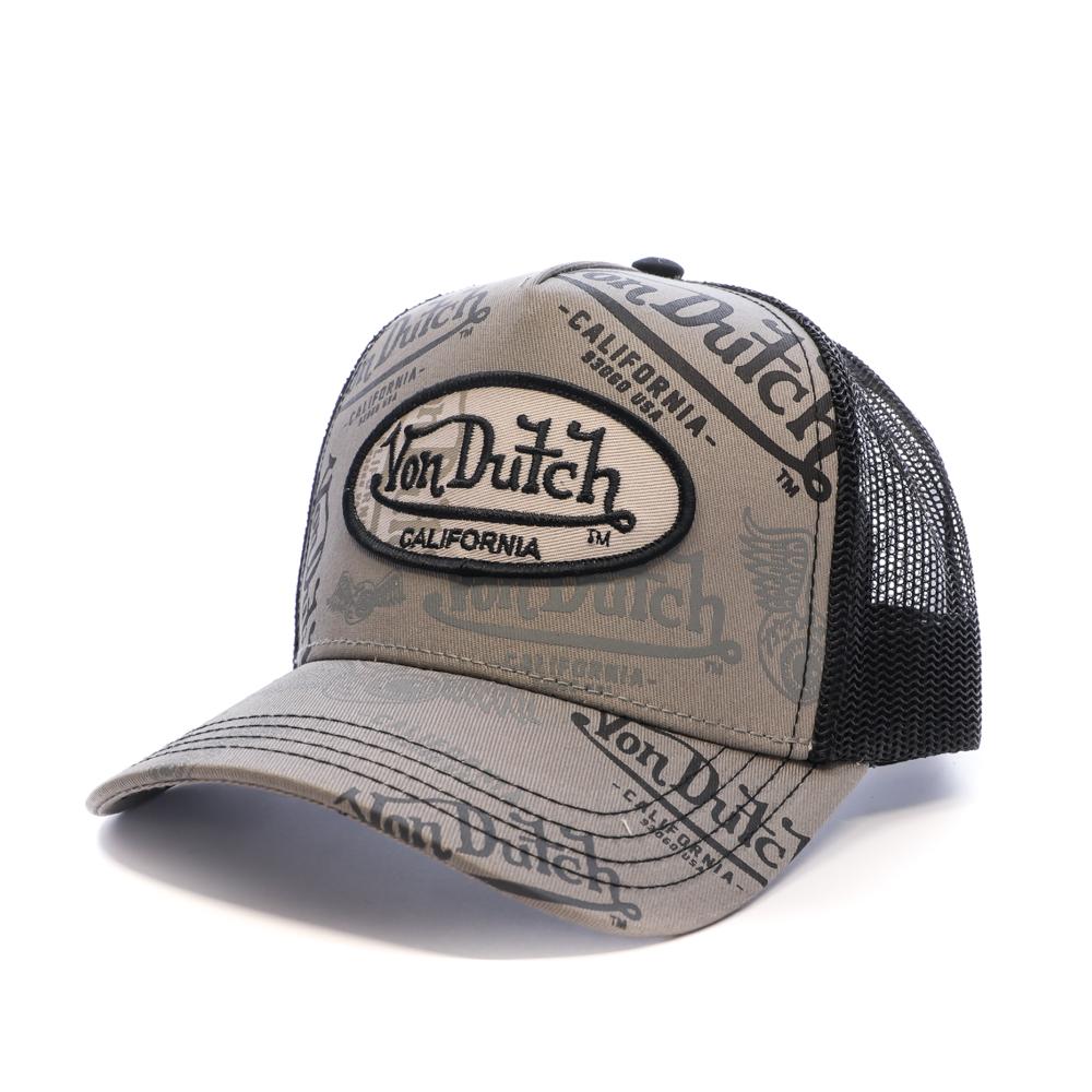 Casquette Grise/Noir Homme Von Dutch USED pas cher
