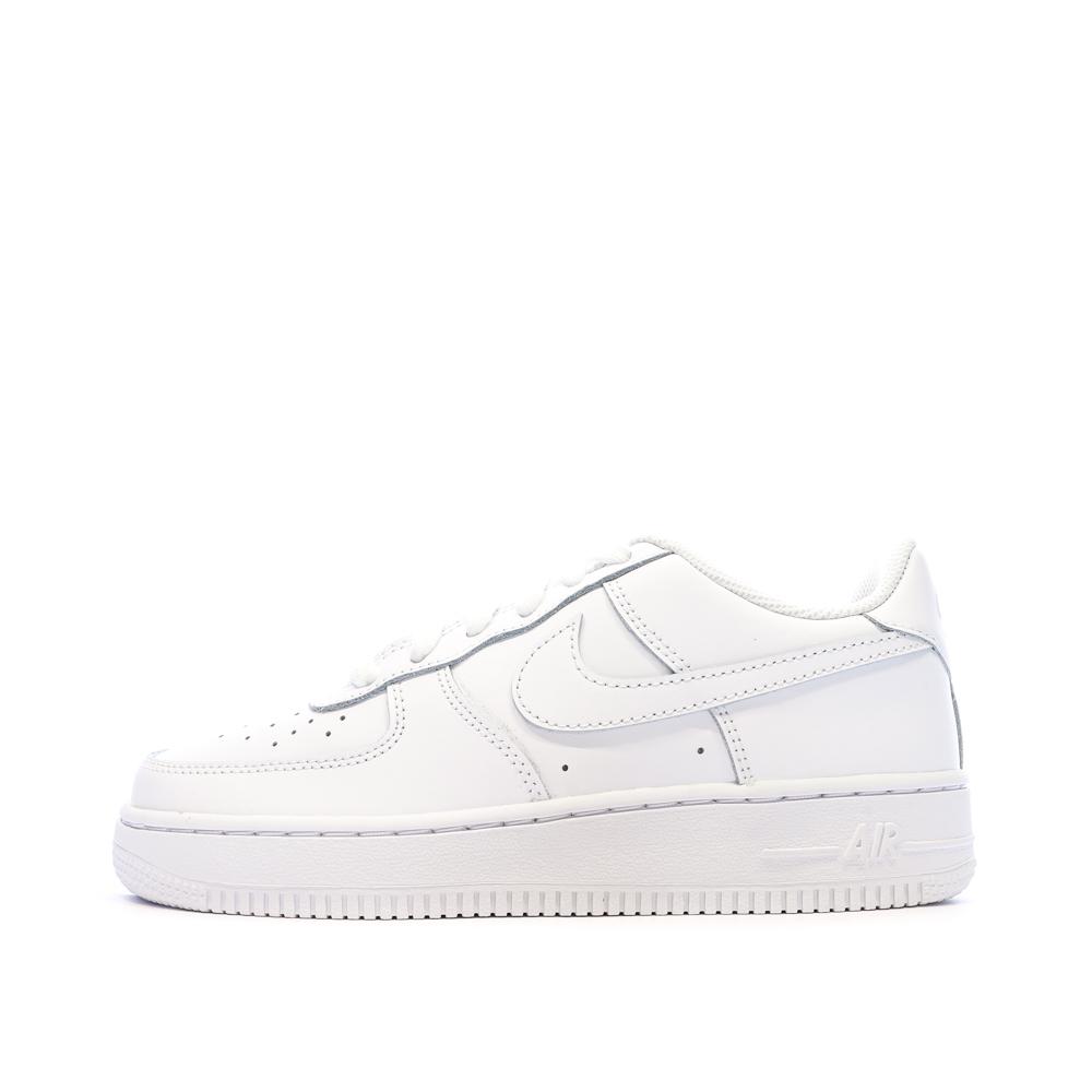 Baskets Blanc Garçon Nike Air Force 1 DH2920 pas cher