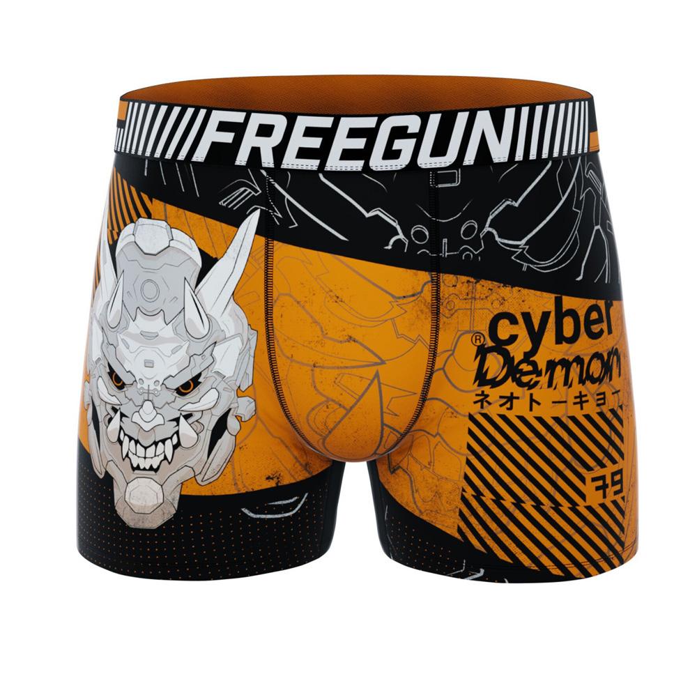 Boxer Noir Garçon Freegun Cyber Démon pas cher