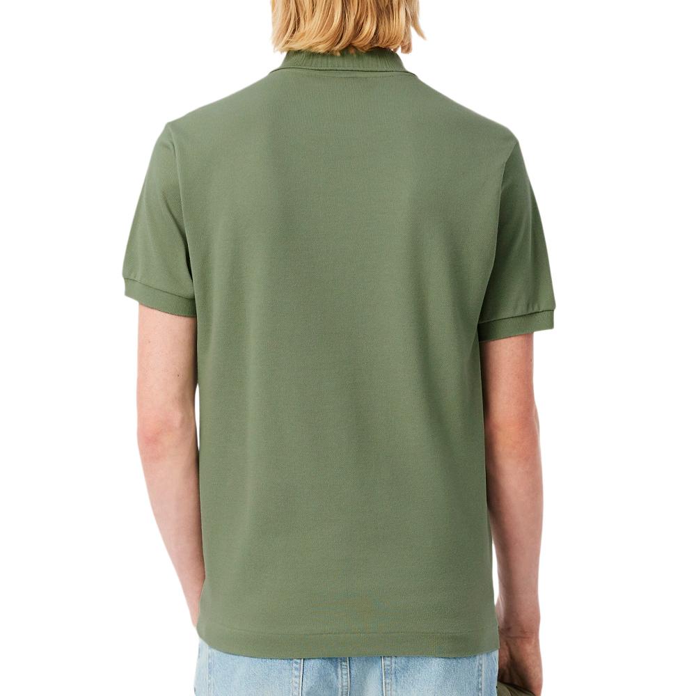Polo Vert Pale Homme Lacoste L1212 vue 2