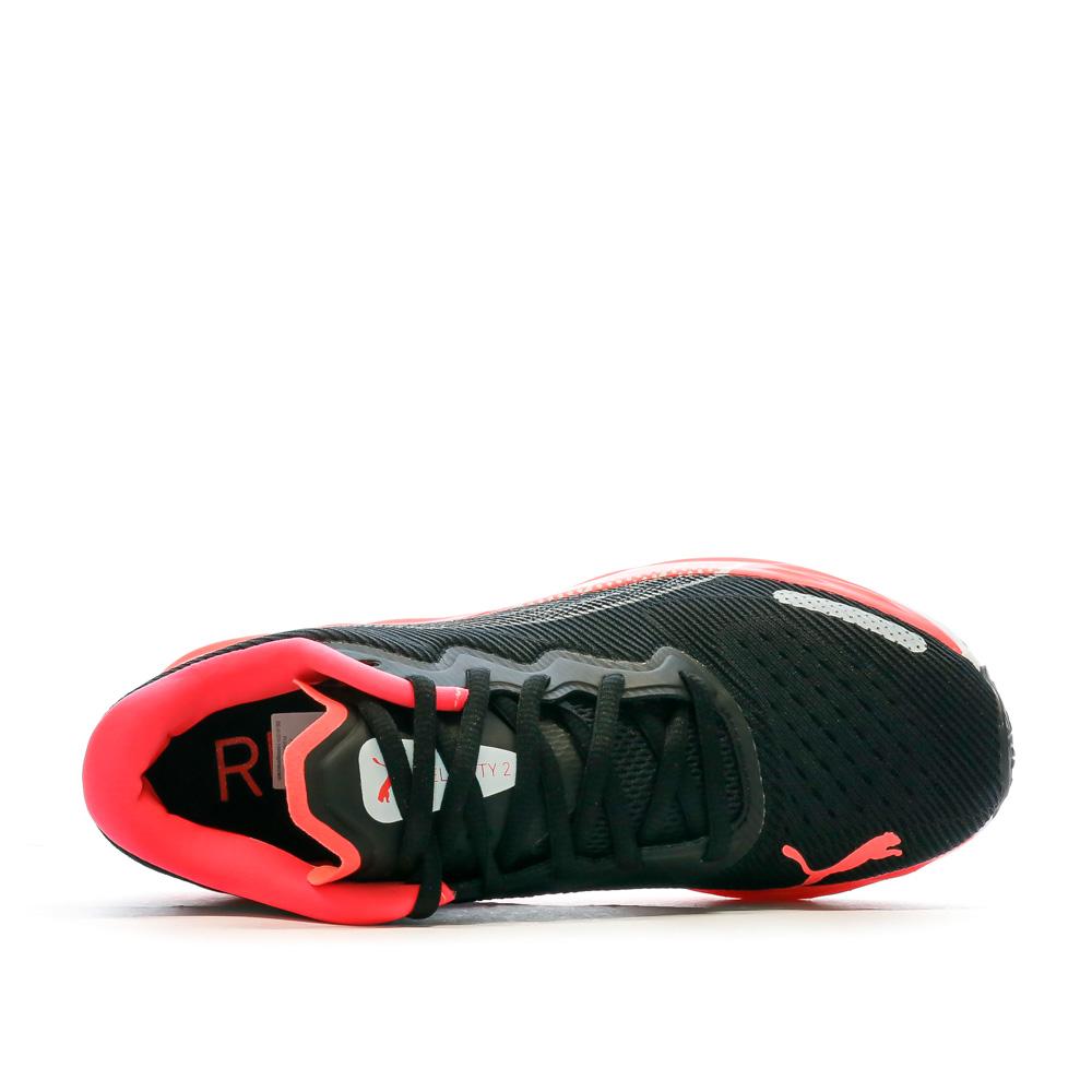 Chaussures de Running Noir/Rose/Blanc Femme Puma Velocity Nitro 2 vue 4
