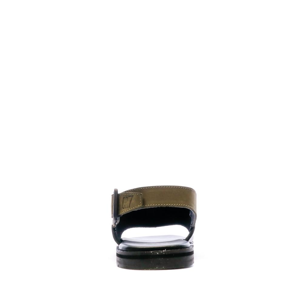 Sandales Noir/Kaki Homme CR7 Giza vue 3
