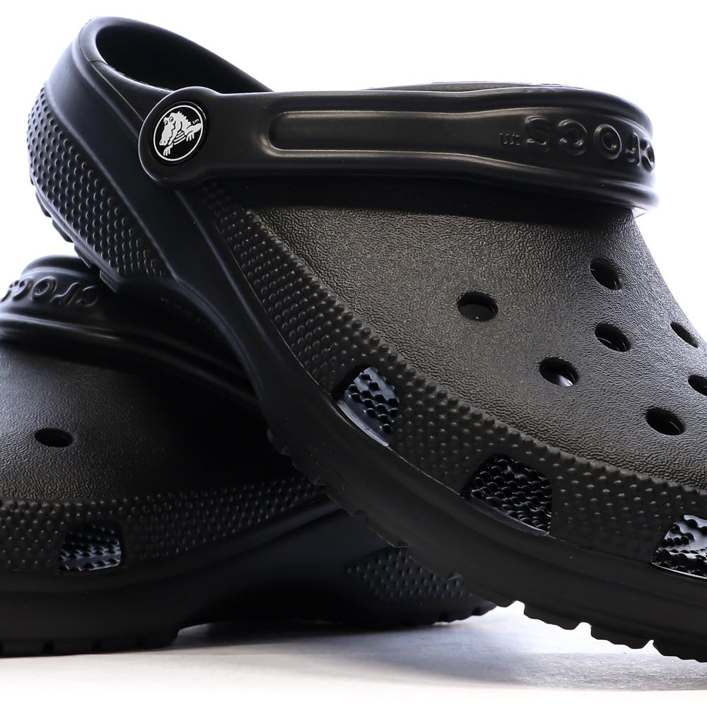 Sandalias negras unisex Crocs Classic Clog ver 7