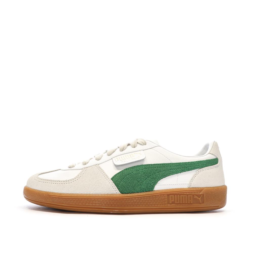 Baskets Beiges/Vertes Homme Puma Palermo pas cher