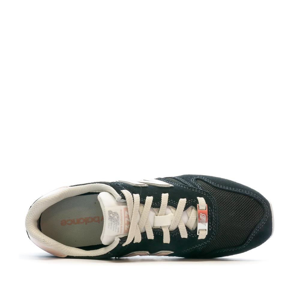 Baskets Noires/Rose Femme New Balance 373 vue 4