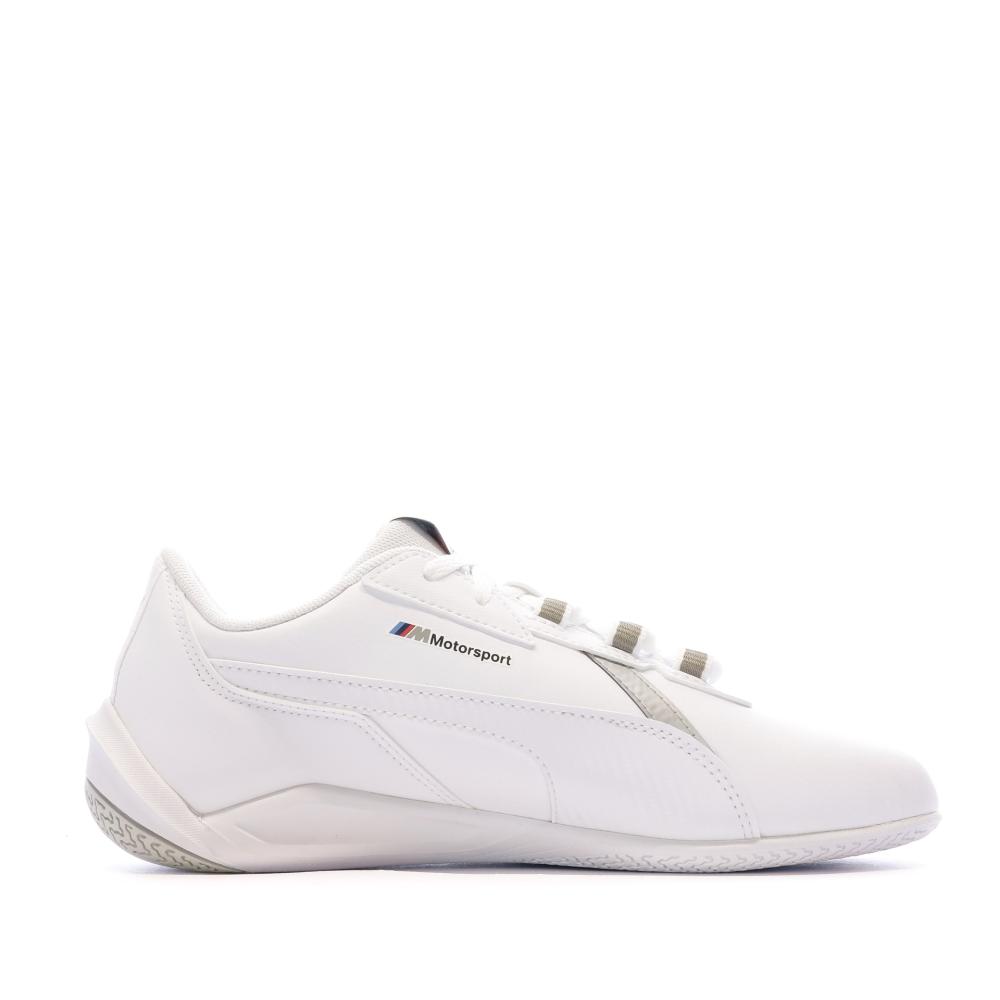 Baskets Blanc Garçon Puma Bmw Mms R-cat Machina vue 2