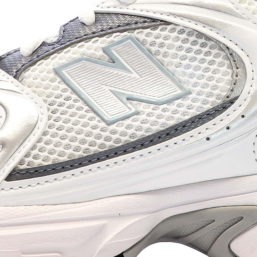 Baskets Blanches/Bleu Mixte New Balance 530 vue 7