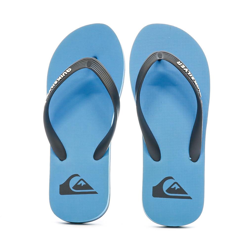 Tongs Bleu/Noir Homme Quiksilver Molokai vue 3